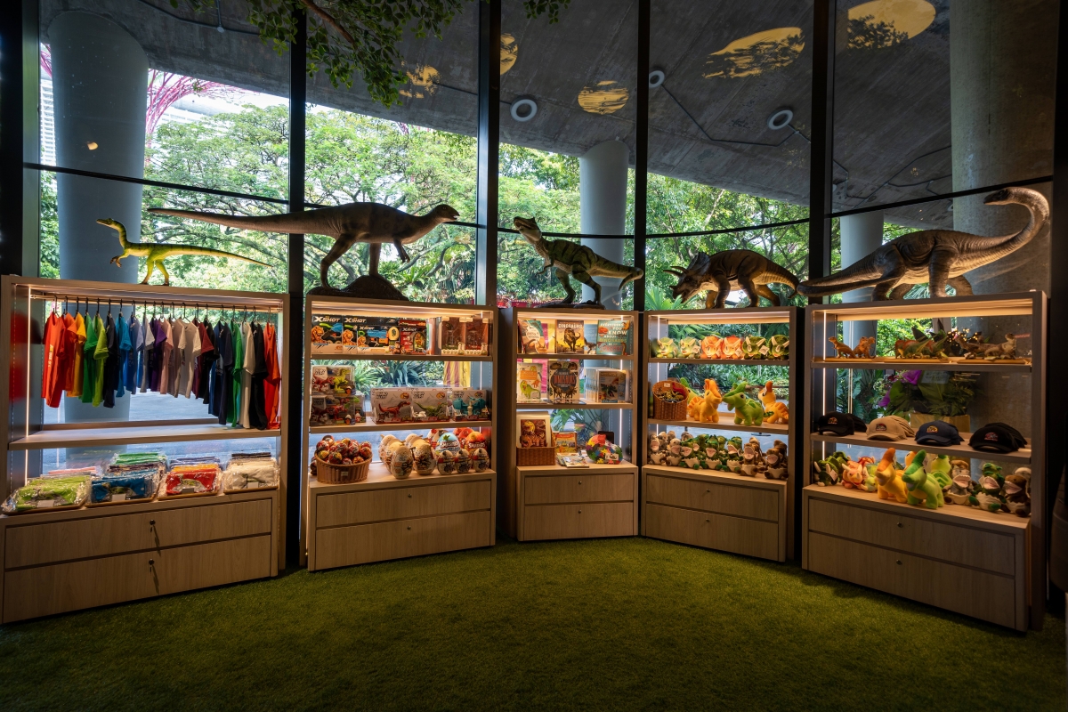 Merchandise at Jurassic Nest