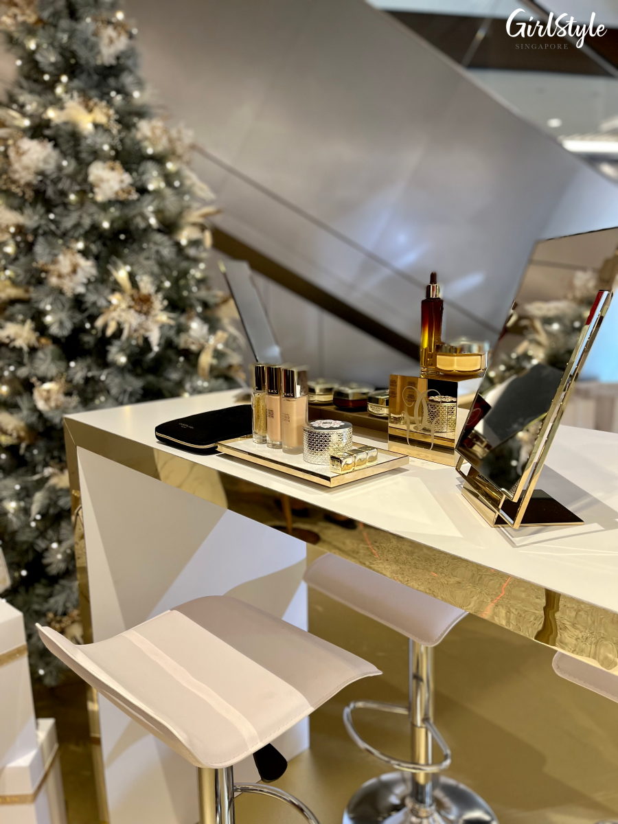 Guerlain Christmas pop-up at Raffles City