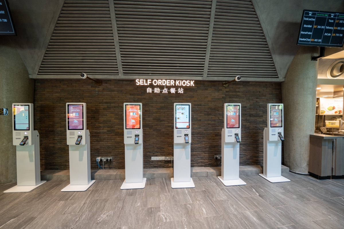 Self Ordering Kiosk at Jurassic Nest