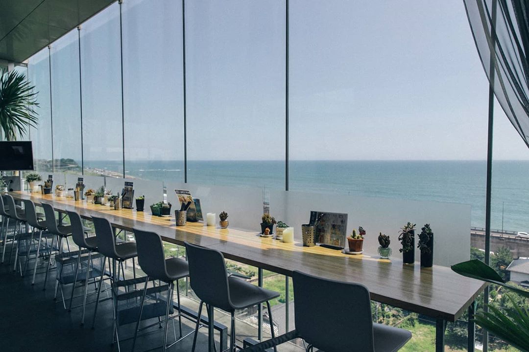 SEA BiRDS CAFE at JR Hitachi Station Japan