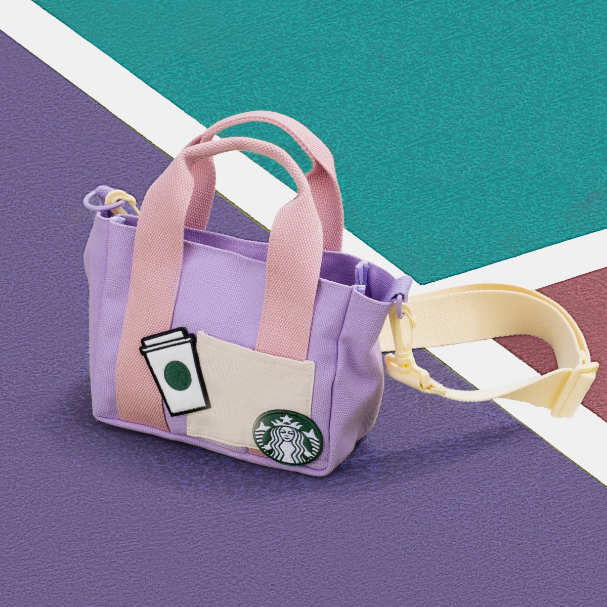 Starbucks Lilac Color-block Mini Bag
