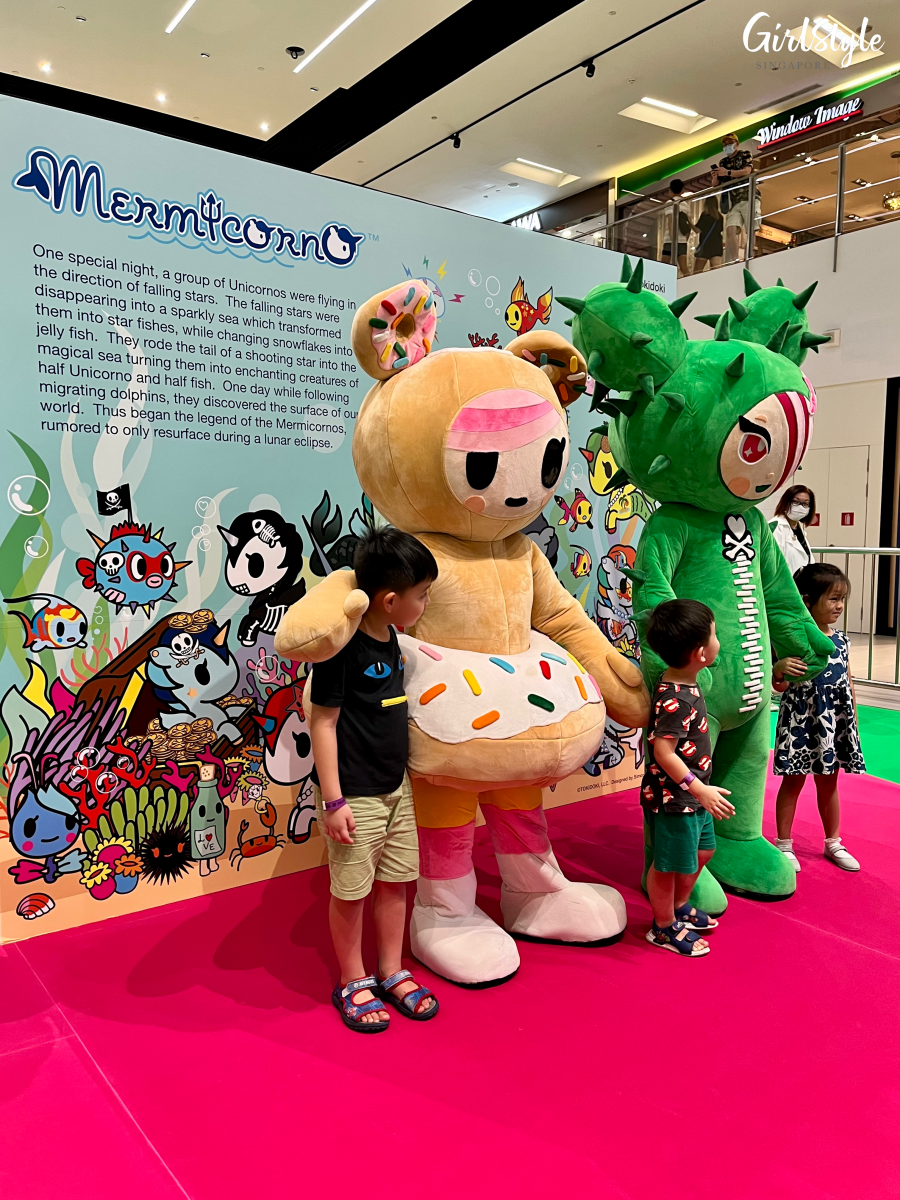 Meet and greet session with Donutella and SANDy - Christmas with tokidoki at NEX