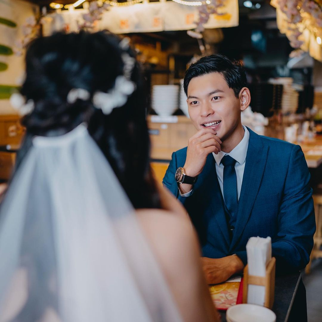 Keisuke Ramen Singapore pre-wedding photoshoot ft. Samantha Tan