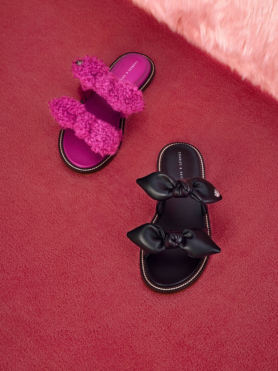 CHARLES & KEITH Pixar Collection Lotso Double Knotted Slide Sandals