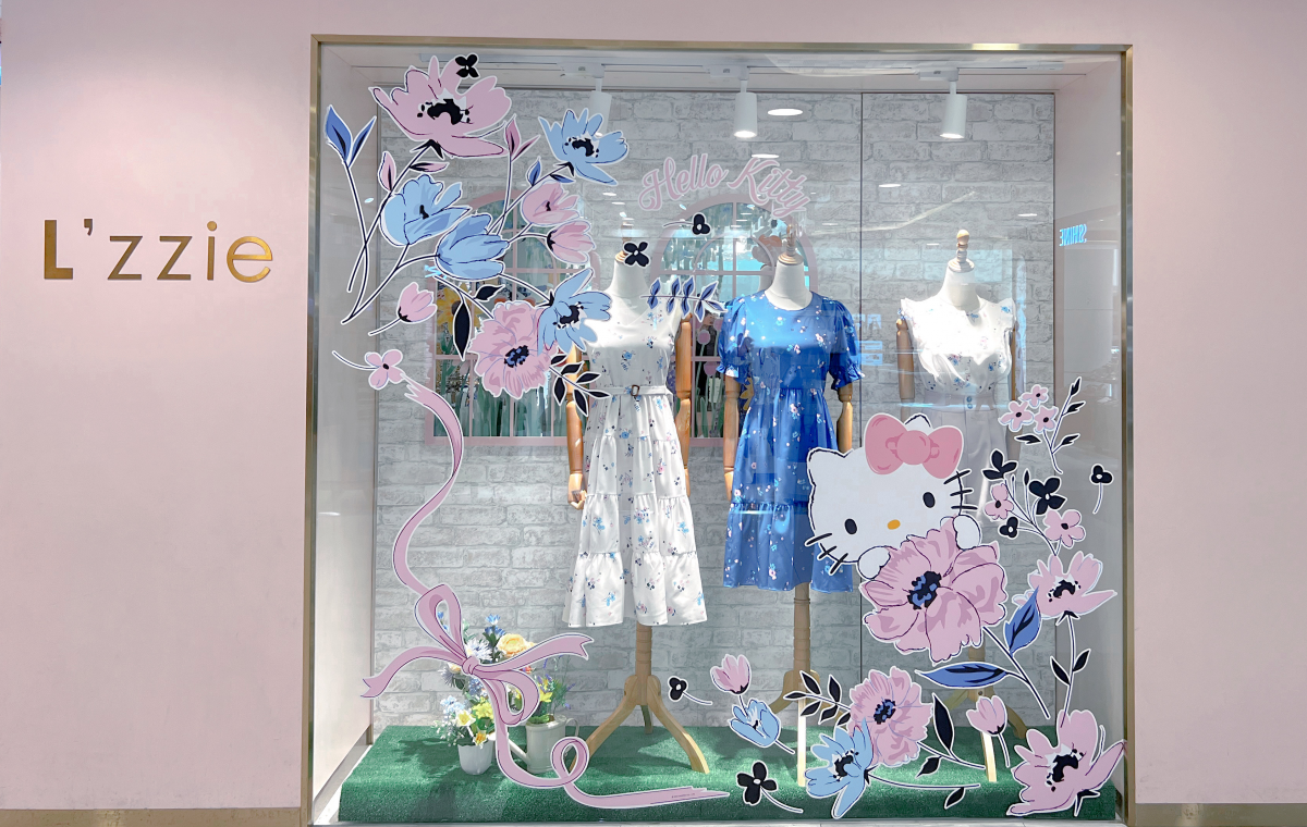 The L'zzie x Hello Kitty collection is now available online and at the Bugis Junction store.