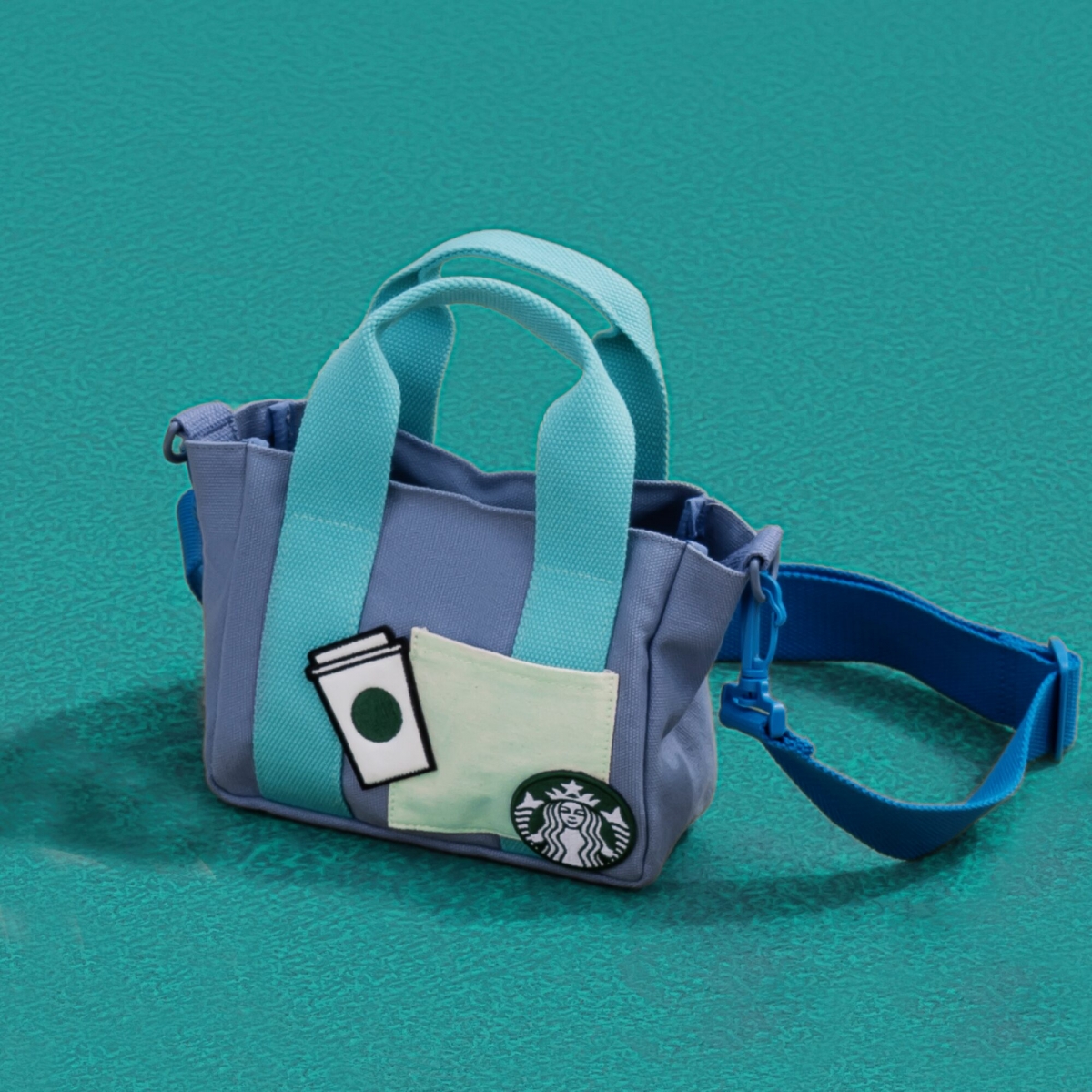 Starbucks Blue Color-block Mini Bag