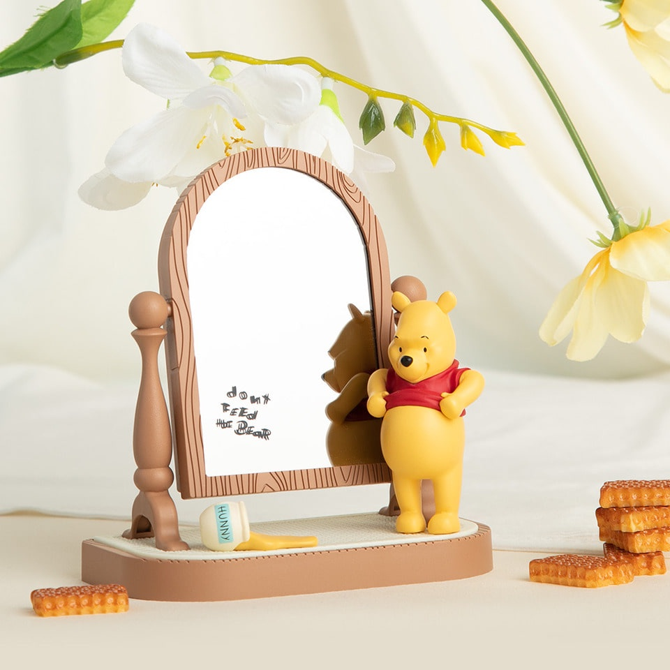 Royche Winnie-the-Pooh mirror clock in Singapore
