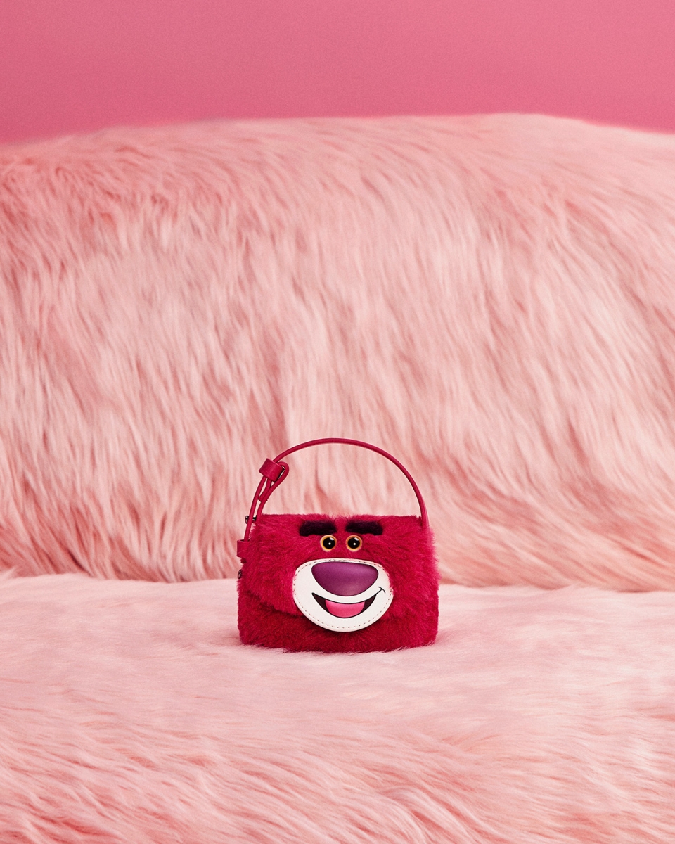 CHARLES & KEITH Pixar Collection Girls' Furry Lotso Mini Bag