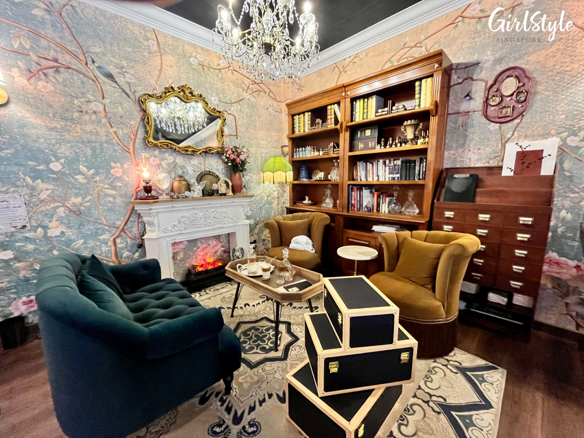 Downton Abbey-inspired interior at A Beautiful Day Cafe Tearoom at PLQ