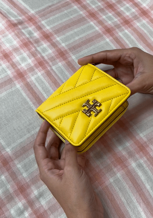 Kira Chevron Bi-Fold Wallet, $125.