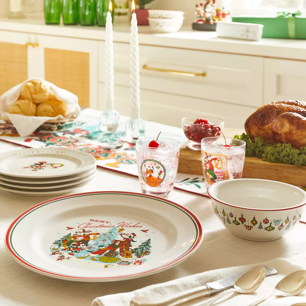 Mickey Mouse and Friends Christmas Bowl Set - shopDisney Christmas 2022