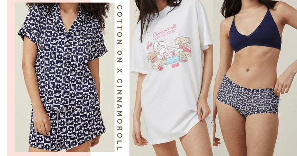 New Cotton On x Cinnamoroll Collection In Singapore Has Casual & Luxe-Style Sleep Sets & Lingerie
