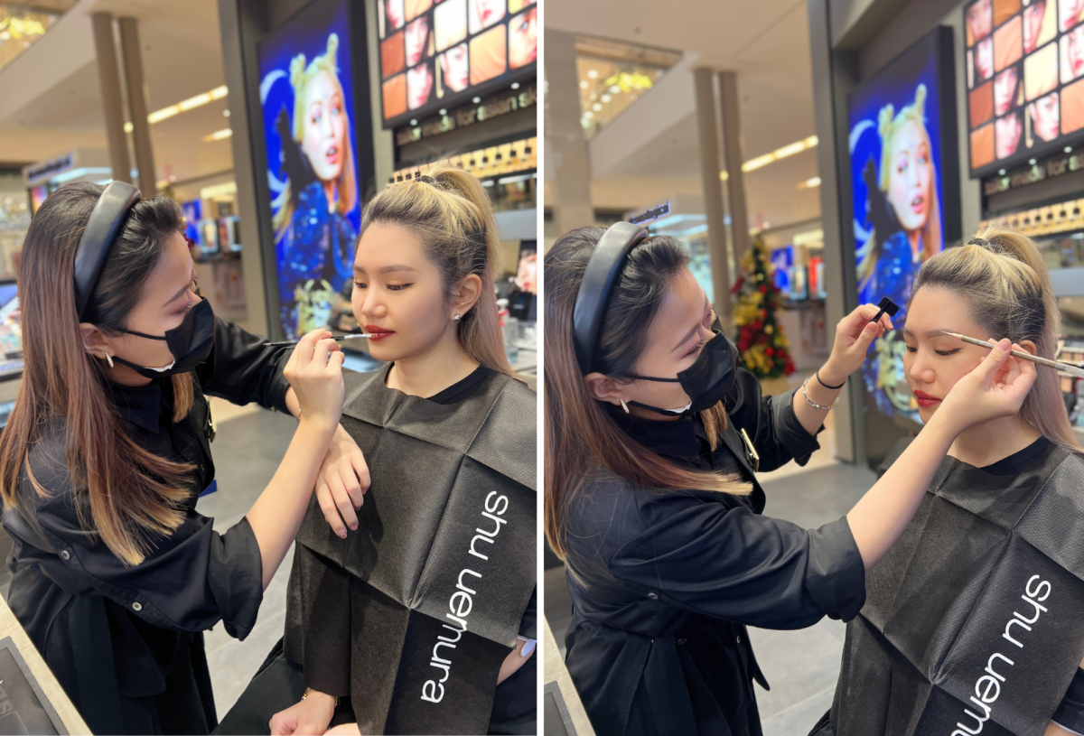 The 1-on-1 Auspicious Makeover will also include a 3D eye & brow shaping service. 