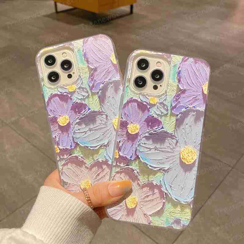 Oil painting phone case in Singapore