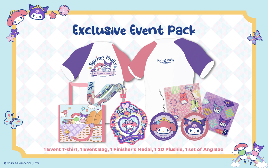 My Melody & Kuromi run goodie bag