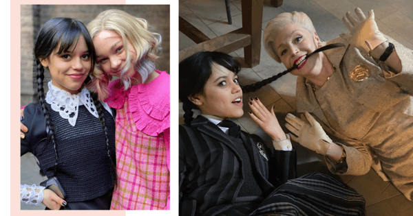 Cute Behind The Scenes Moments Of Netflix's Wednesday & The Cast's Instagram Accounts