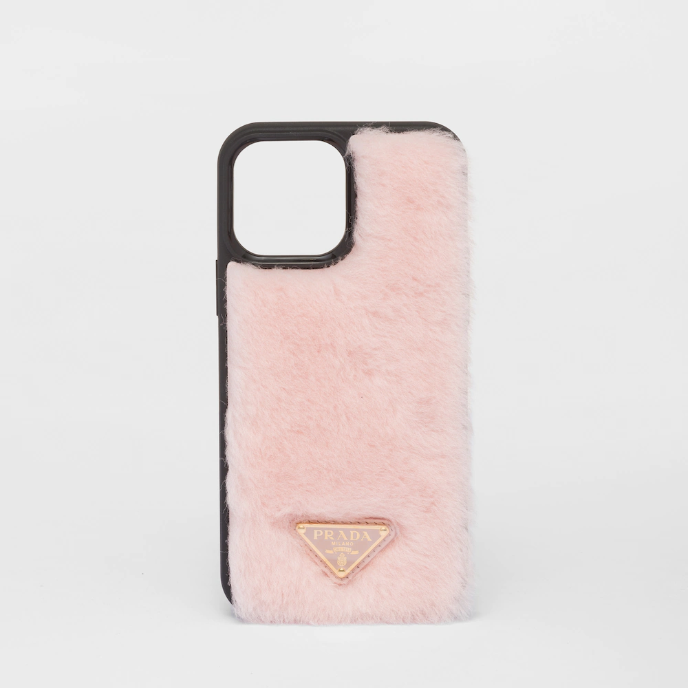 Prada Shearling Phone Case in Singapore