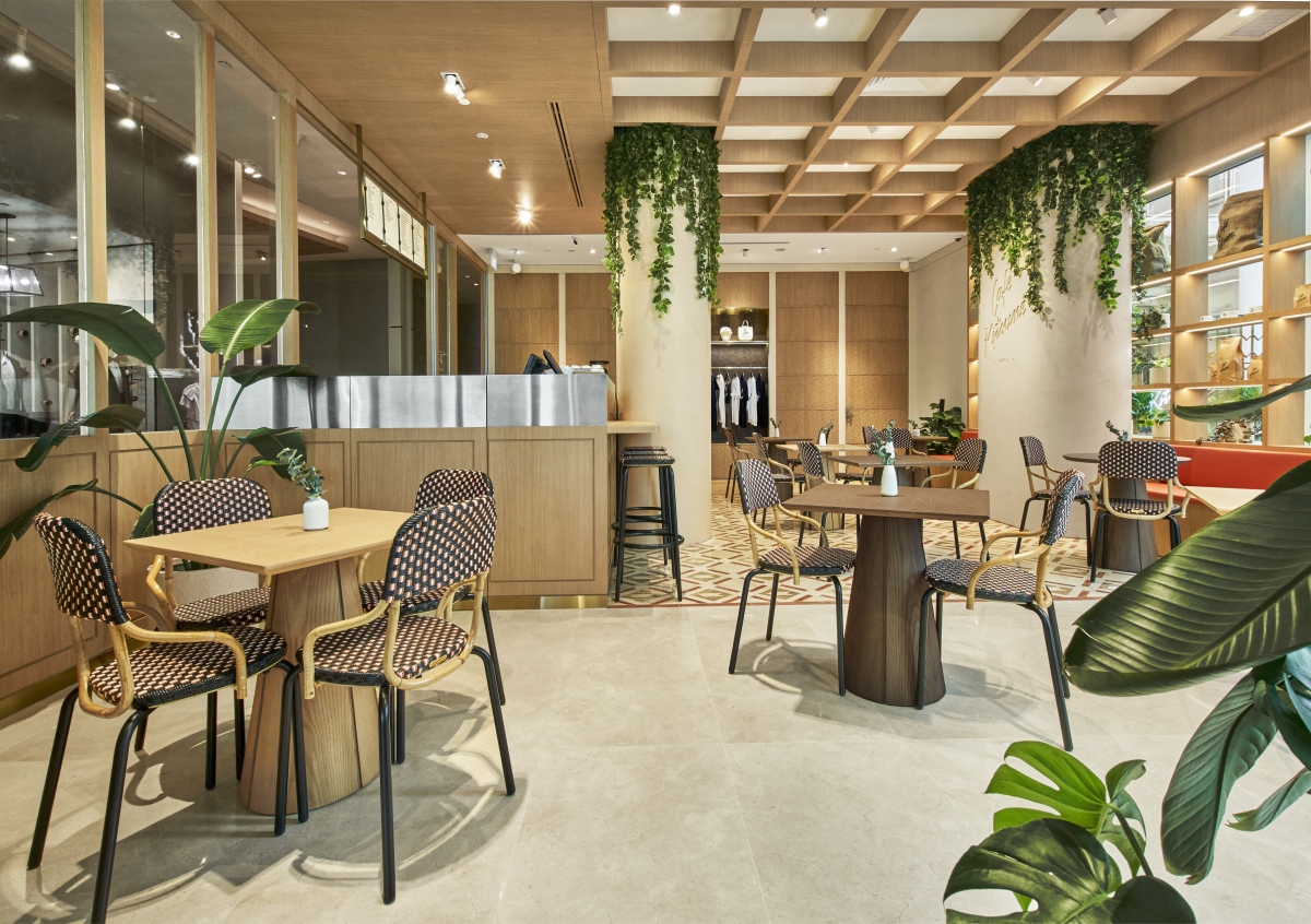 Cafe Kitsuné in Singapore