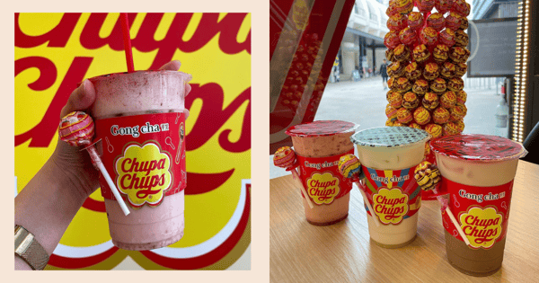 Gong cha x Chupa Chups: 3 New Candy-Flavoured Bubble Teas That Come With Free Lollipops