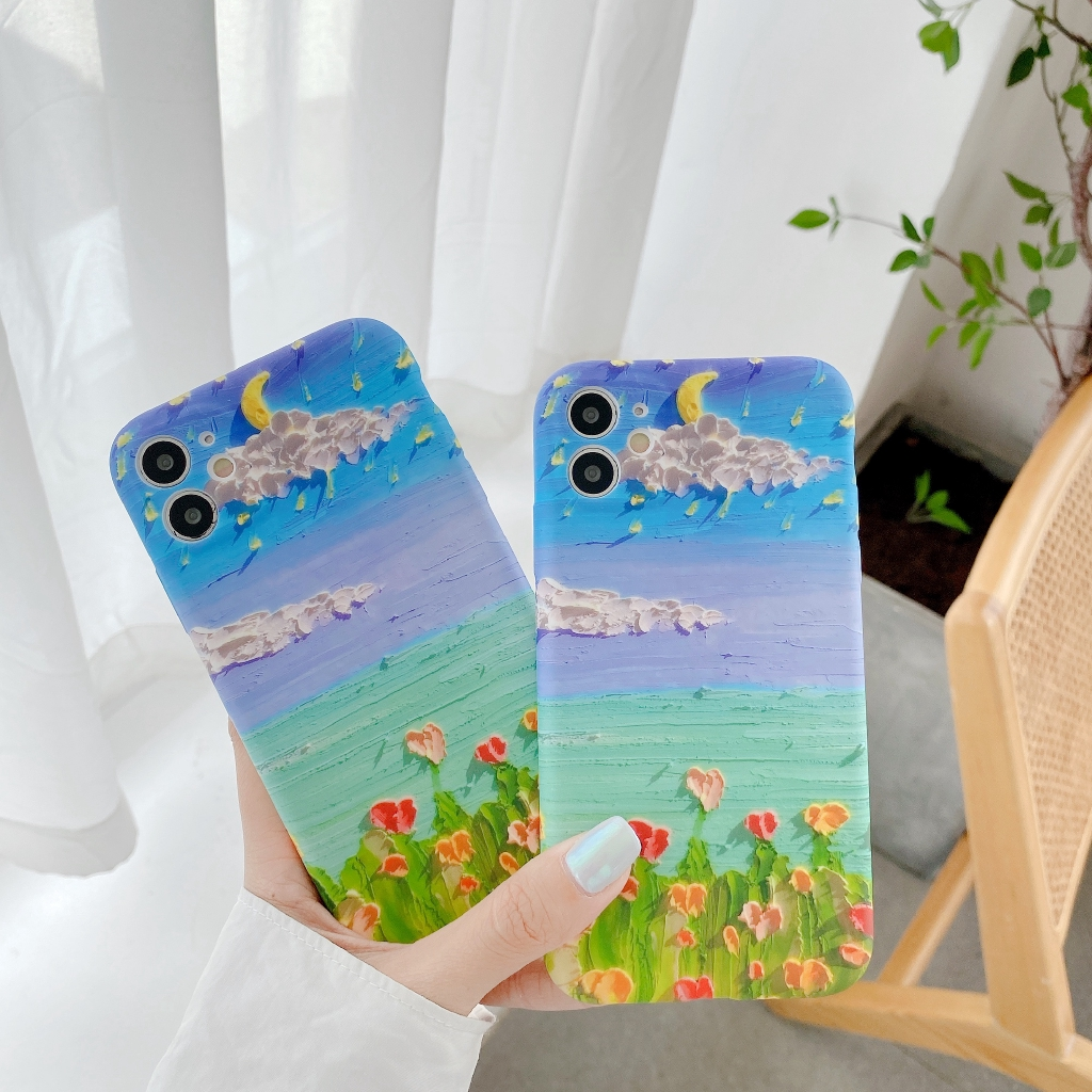 Oil painting phone case in Singapore