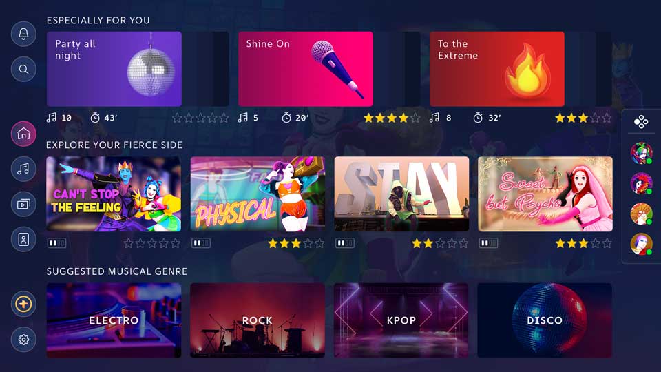 Especially for you – songs, playlists and scores.