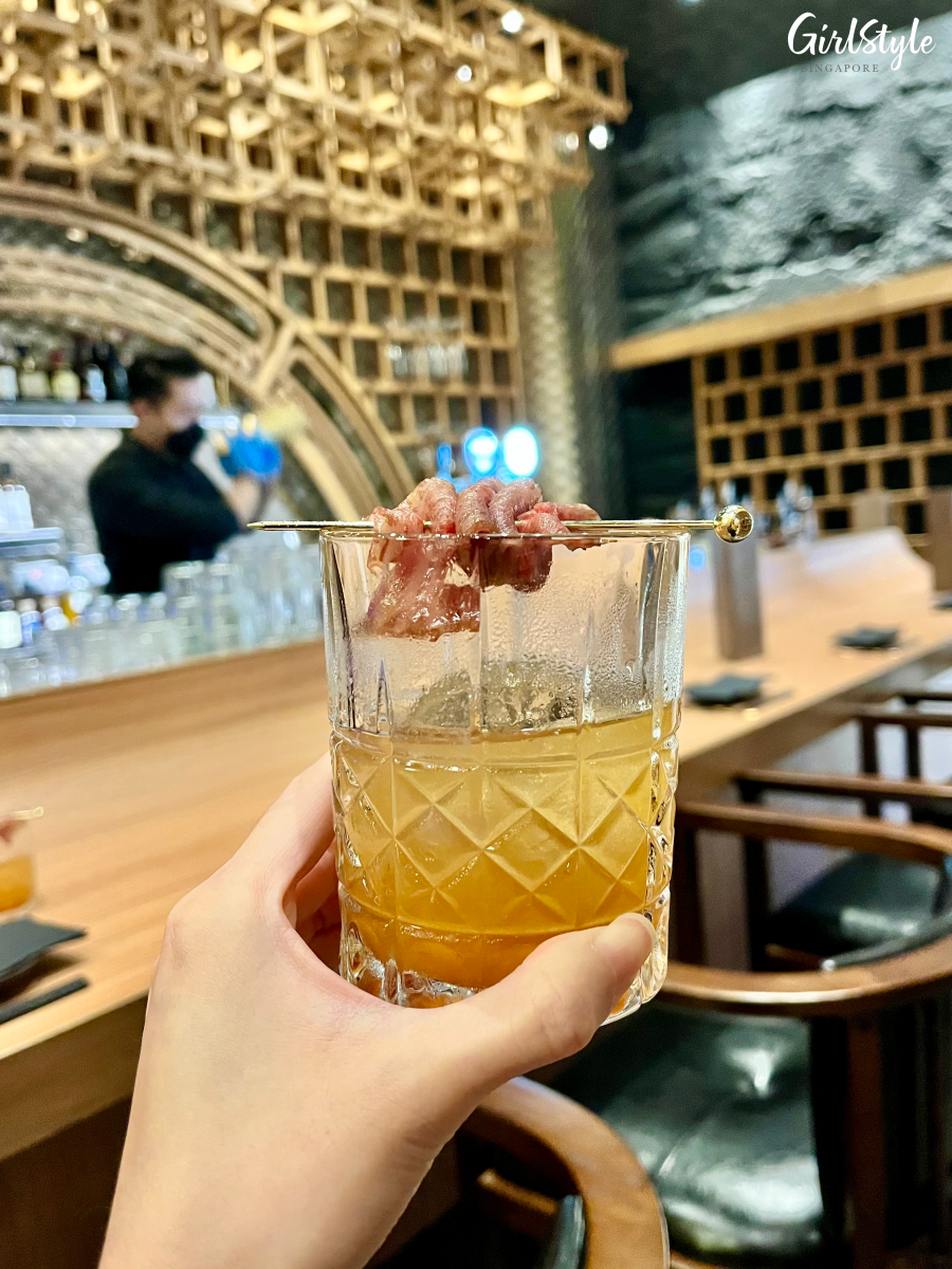 Miyazaki Wagyu Fat-washed Old-Fashioned