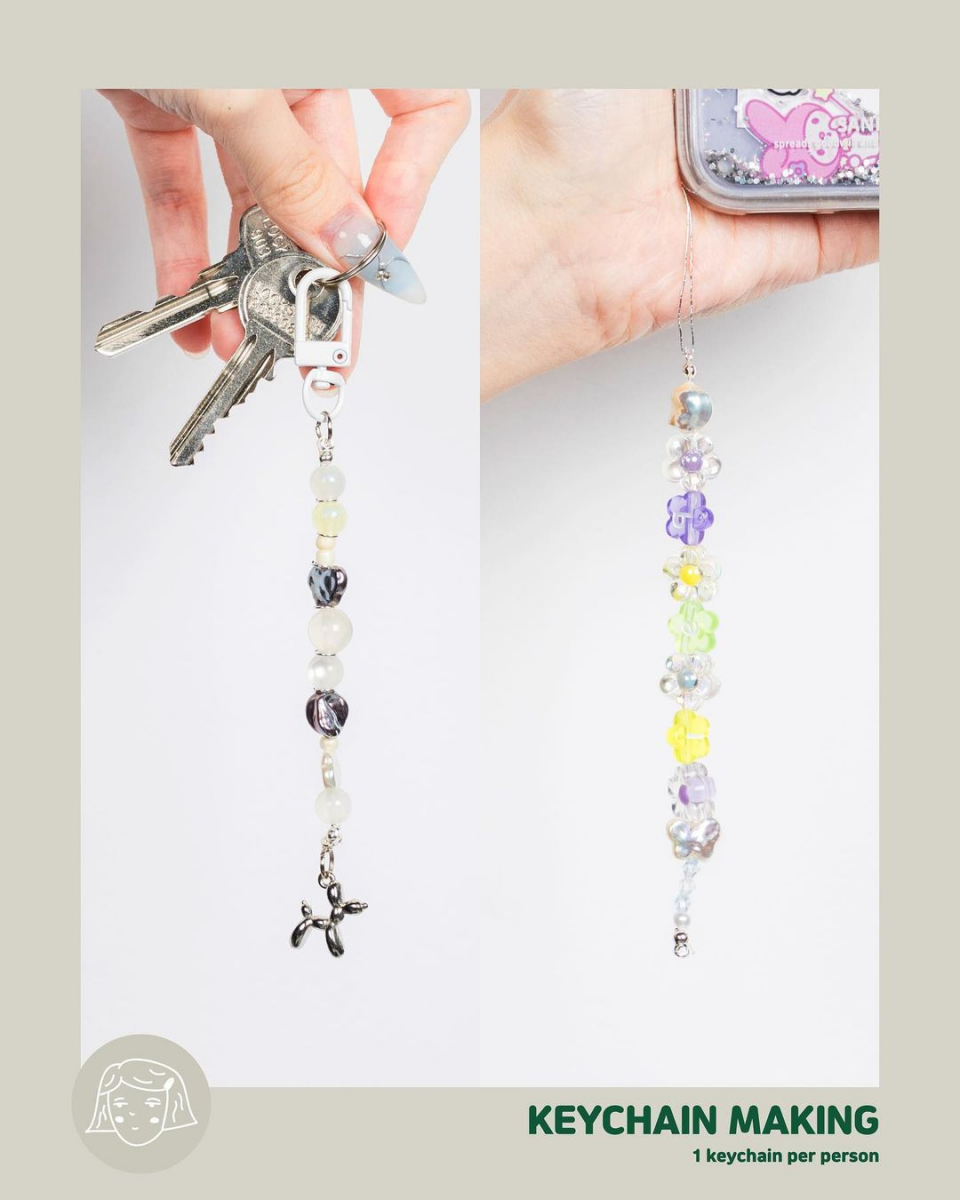 Studio03 bead keychain making