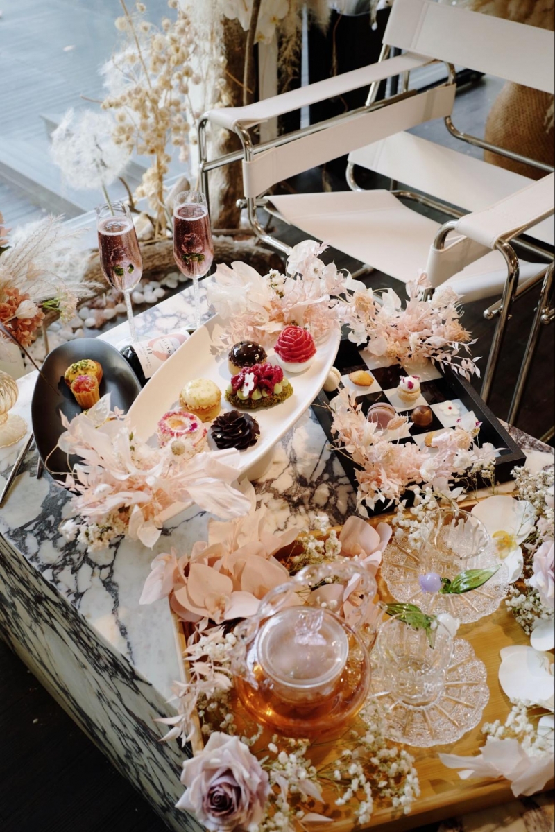 La Forêt Singapore afternoon tea set