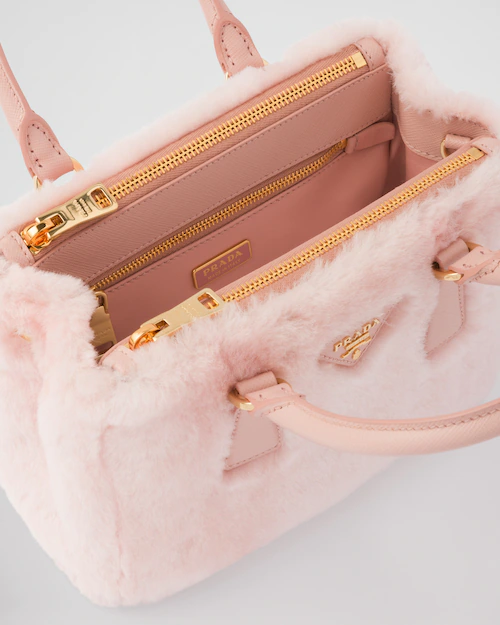 Prada Galleria Shearling Mini-Bag in Singapore