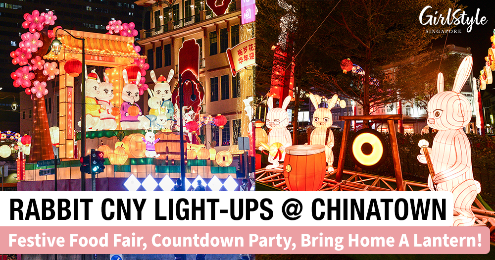 Chinatown Is Now Decorated With Rabbit-Themed Light-Ups For Chinese New ...