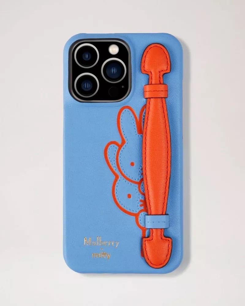 数限定MULBERRY X Miffy - アイホン13 pro ケースSilky Calf New Mulberry x Miffy Collection In Singapore