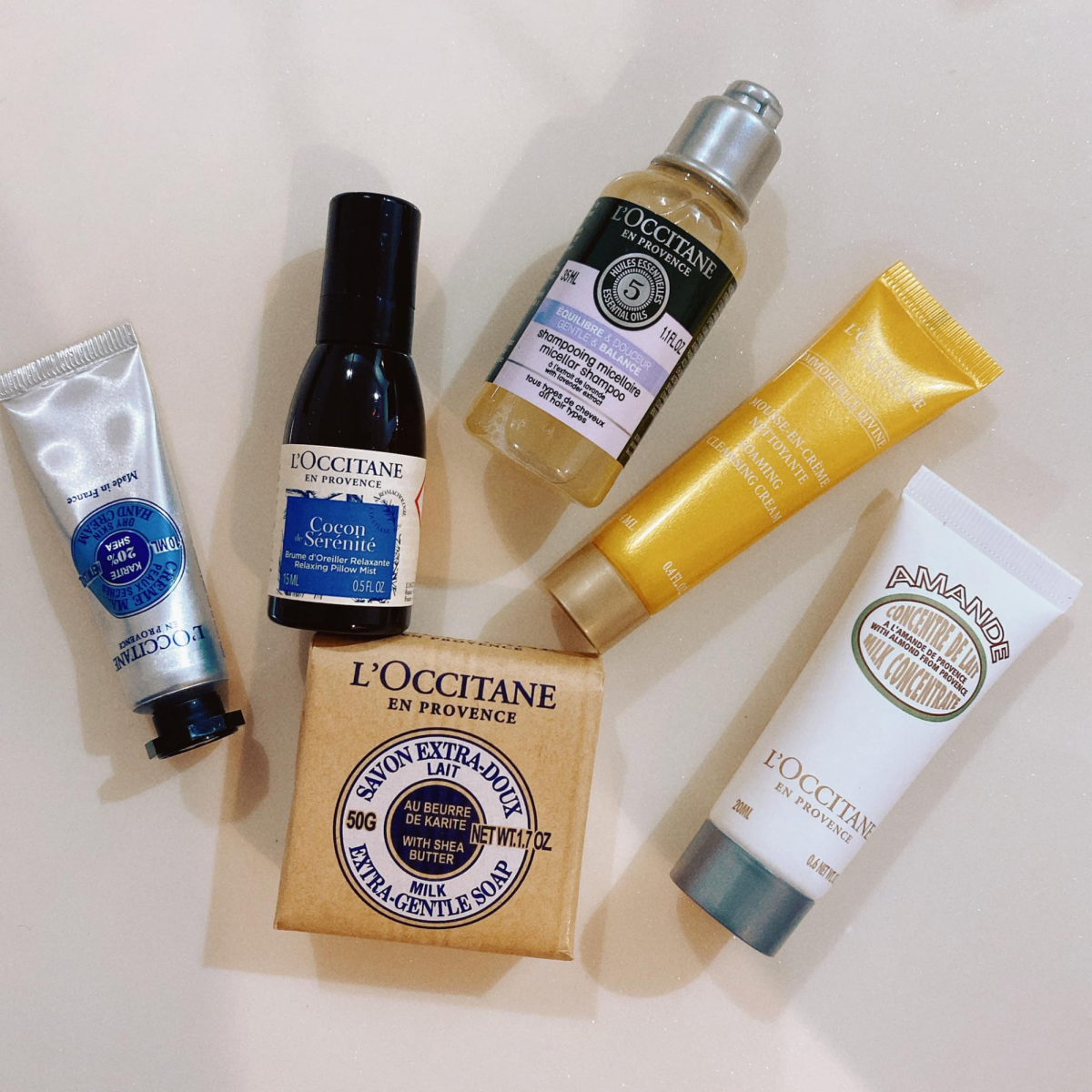 L'OCCITANE recycling program free beauty products