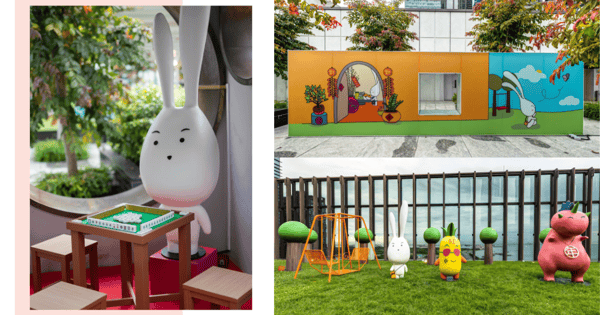 New Rabbit-Themed Rooftop Exhibition & Light Shows At Singapore Chinese Cultural Centre