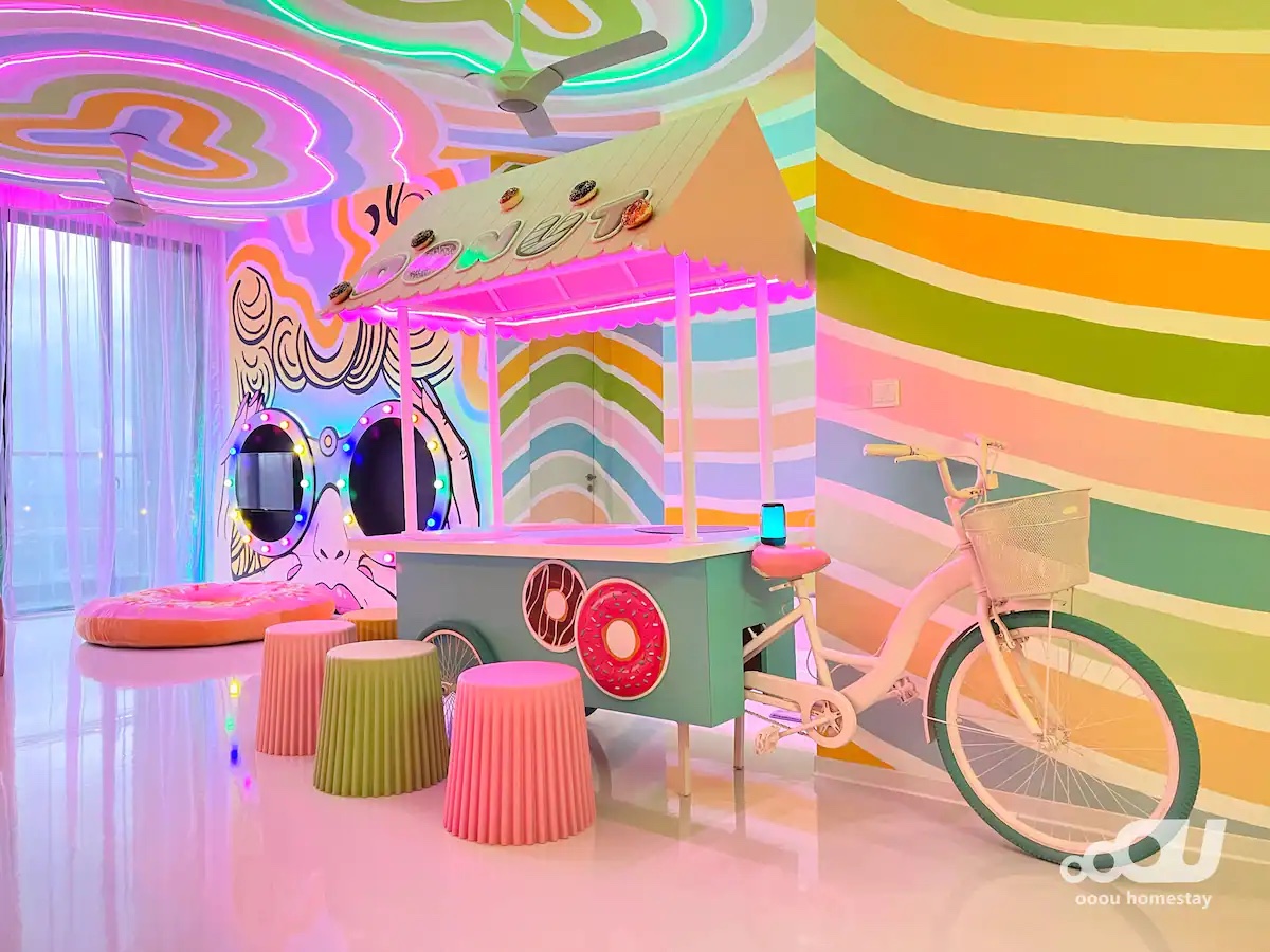 Colourful dessert-themed Airbnb in JB