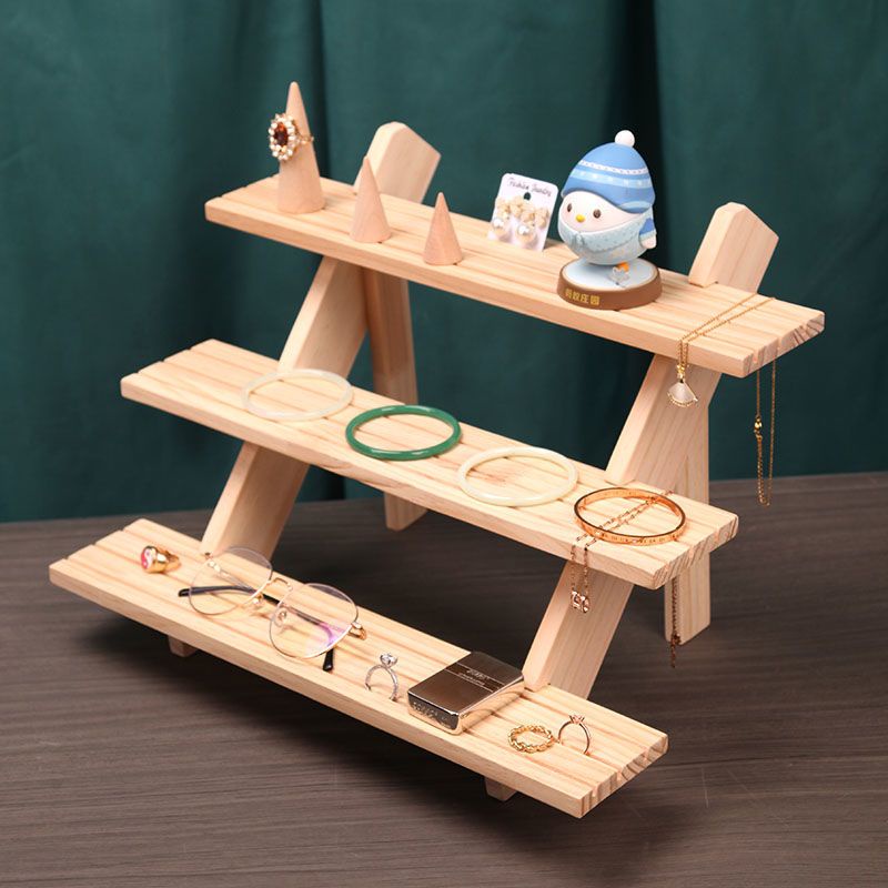 Wooden jewellery stand