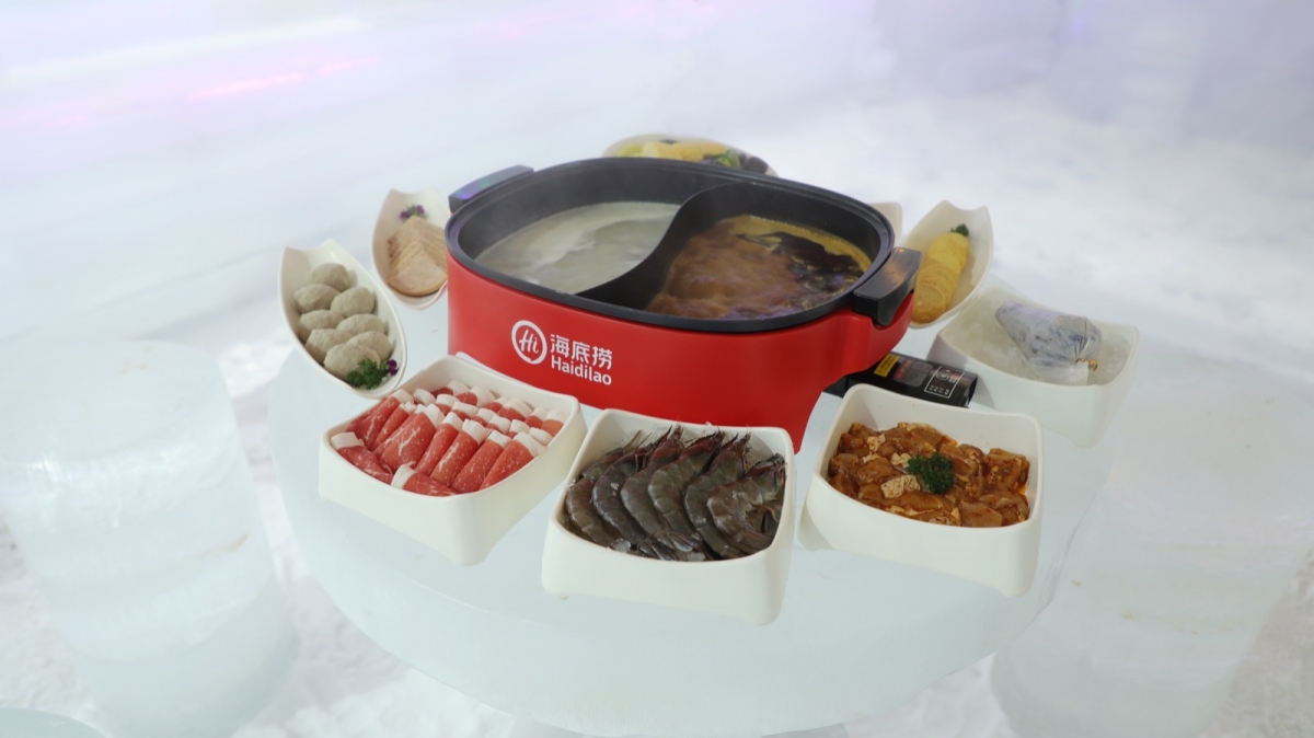 Hot pot offerings at HDL X Ice Magic