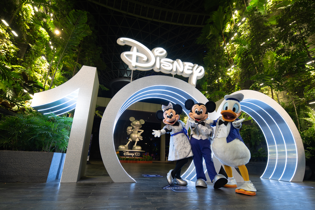 Disney100 pop-up at Jewel Changi Singapore