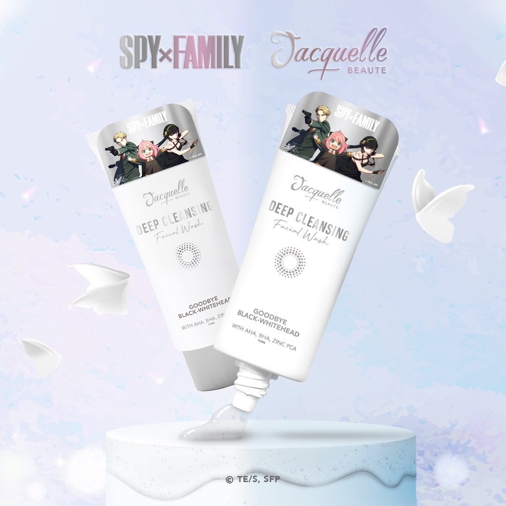 Spy x Family Deep Cleansing Facial Wash Jacquelle Beaute Singapore