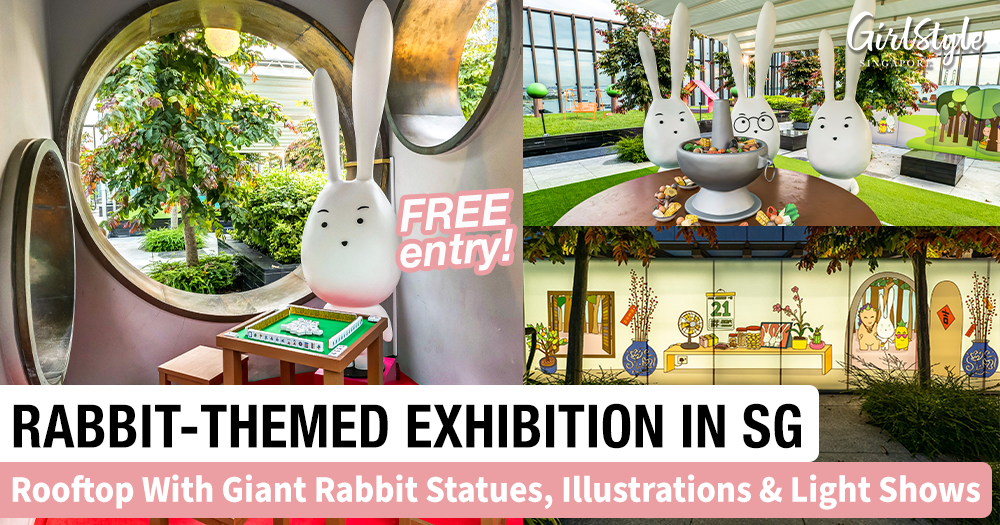 Rabbit-Themed Rooftop Exhibition & Light Shows At Singapore Chinese ...