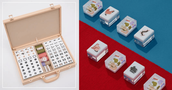 Love, Bonito Has A New Limited Edition Mahjong Set With Pastel & See-Through Tiles In A Chic Pink Case