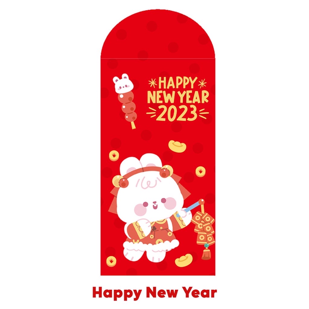 White Bunny Red Packet