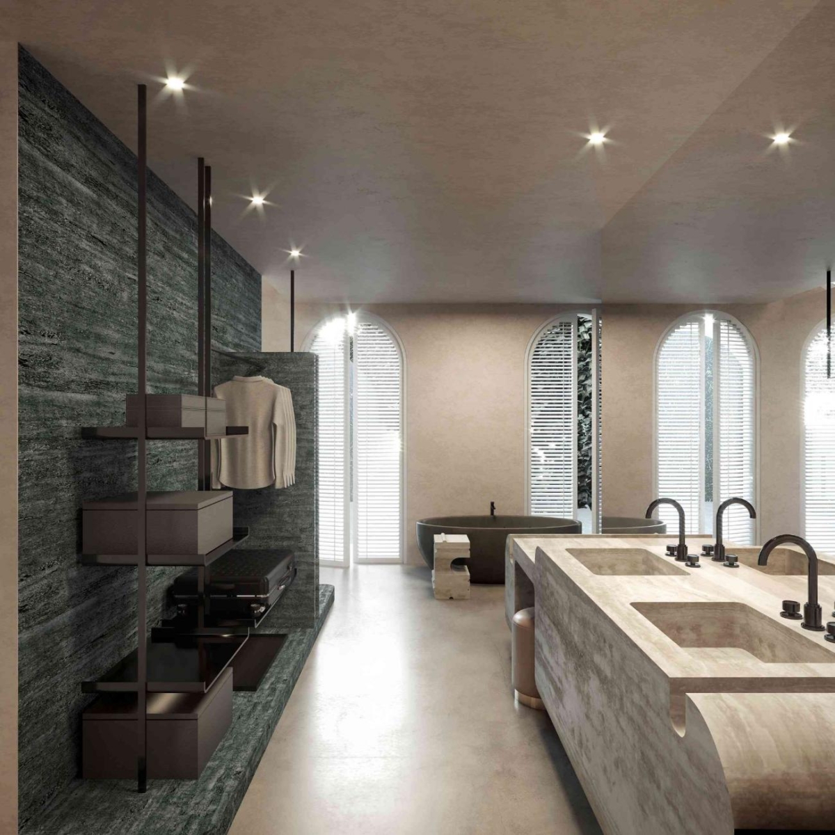 Mondrian Shophouse Suite bathroom