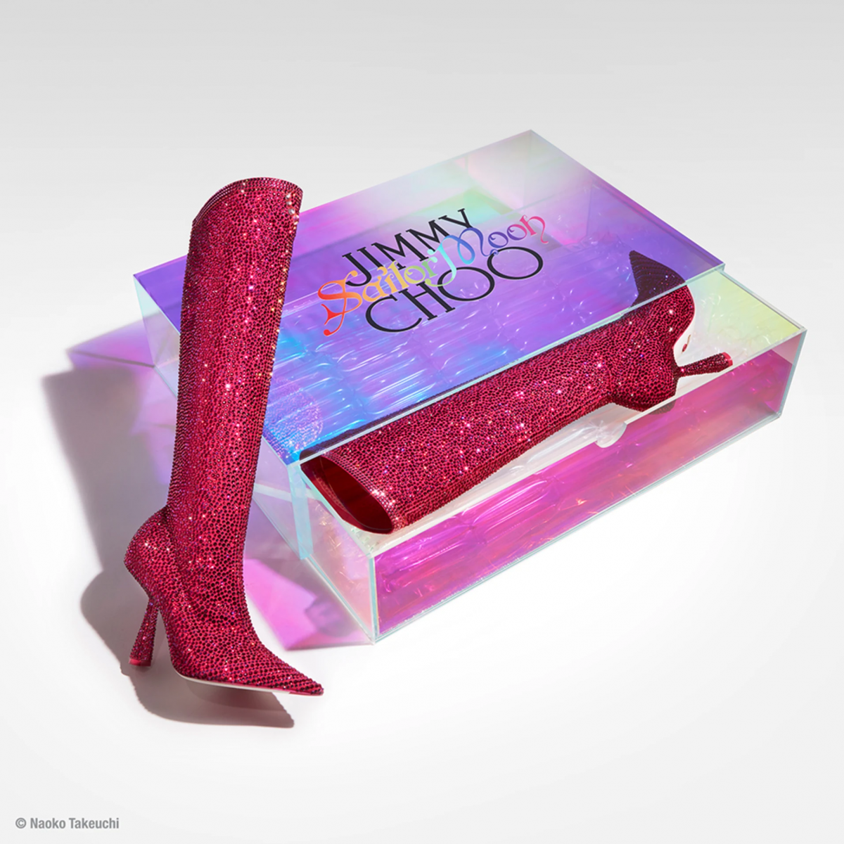Jimmy Choo Sailor Moon Crystal Boot 10 in Singapore