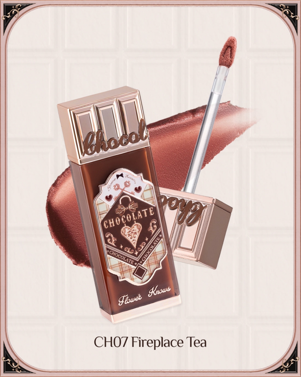 Flower Knows Chocolate Wonder-Shop Cloud Lip Cream in Fireplace Tea