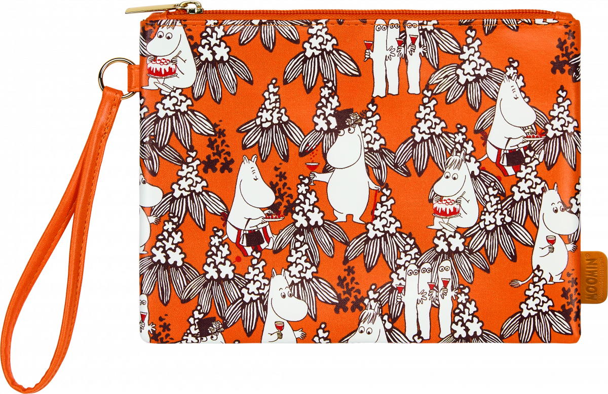 Moominvalley Orange Doc Pouch