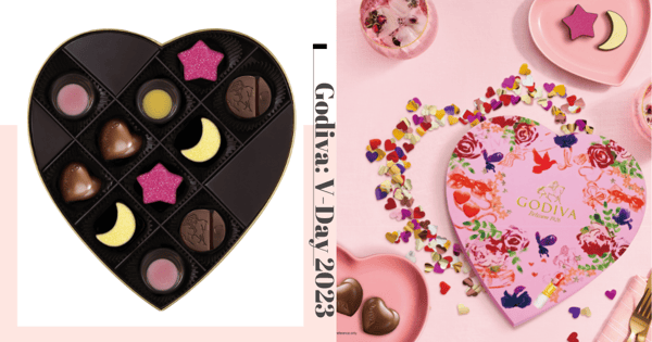 Godiva Has Glittery "Sailor Moon-esque" Valentine's Day 2023 Chocolates In Pretty Pink Heart-Shaped Boxes