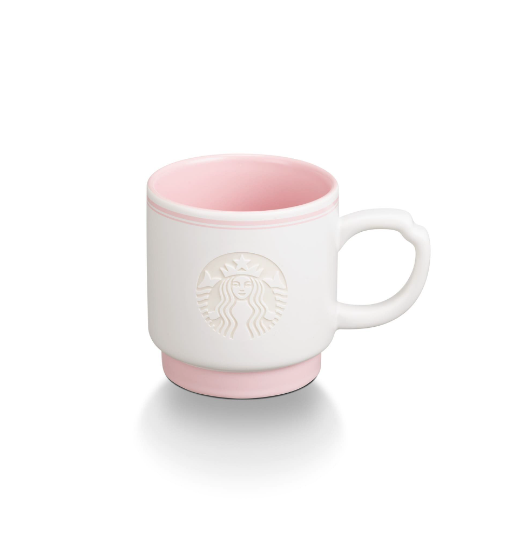 Starbucks Pink And White Mug Singapore