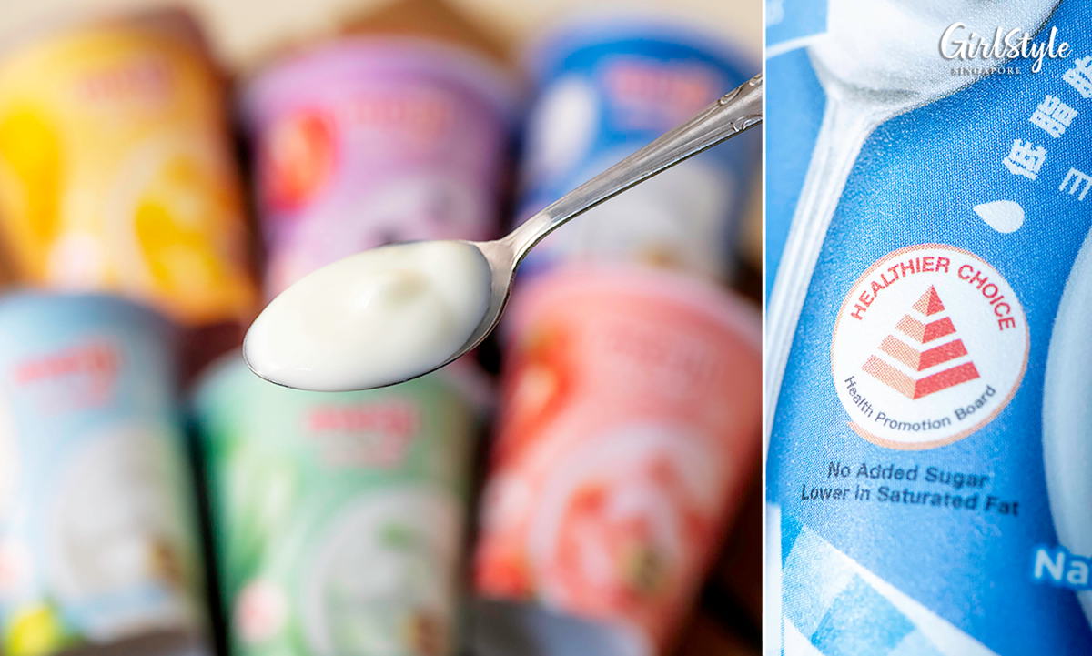 Certified the Healthier Choice by HPB, Meiji Low-Fat Yoghurt contains 25 percent less sugar and saturated fat compared to regular yoghurt. 