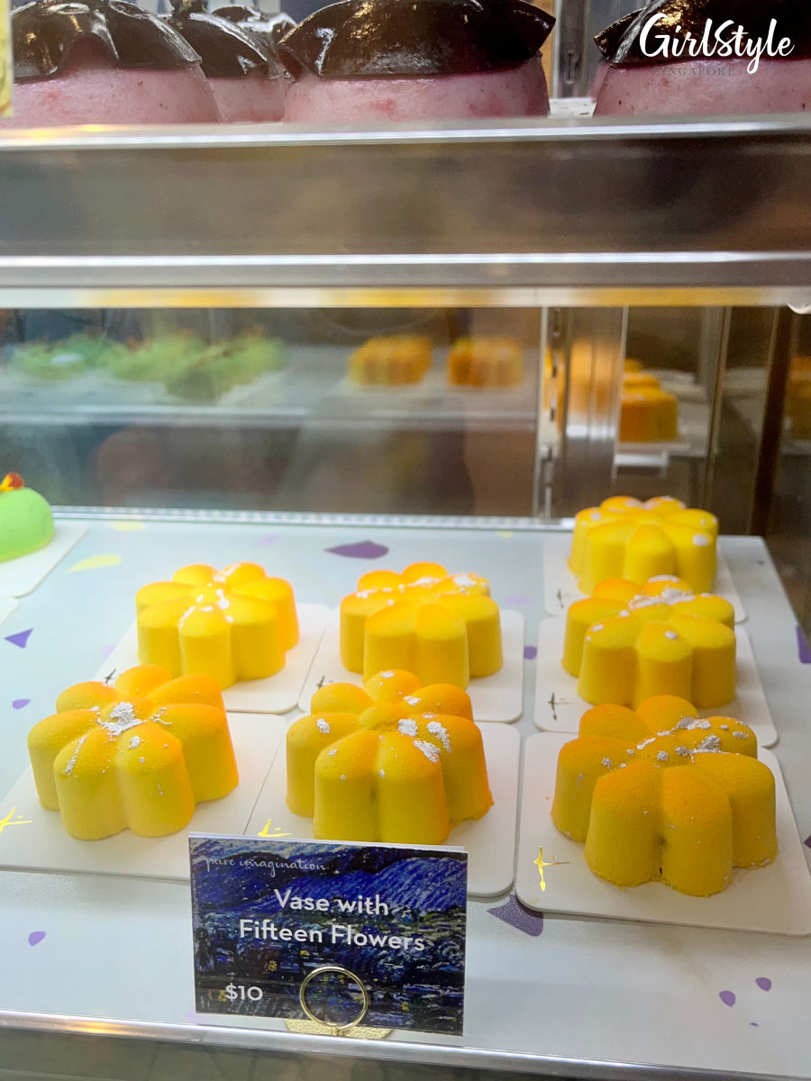 Van Gogh-themed desserts by Janice Wong