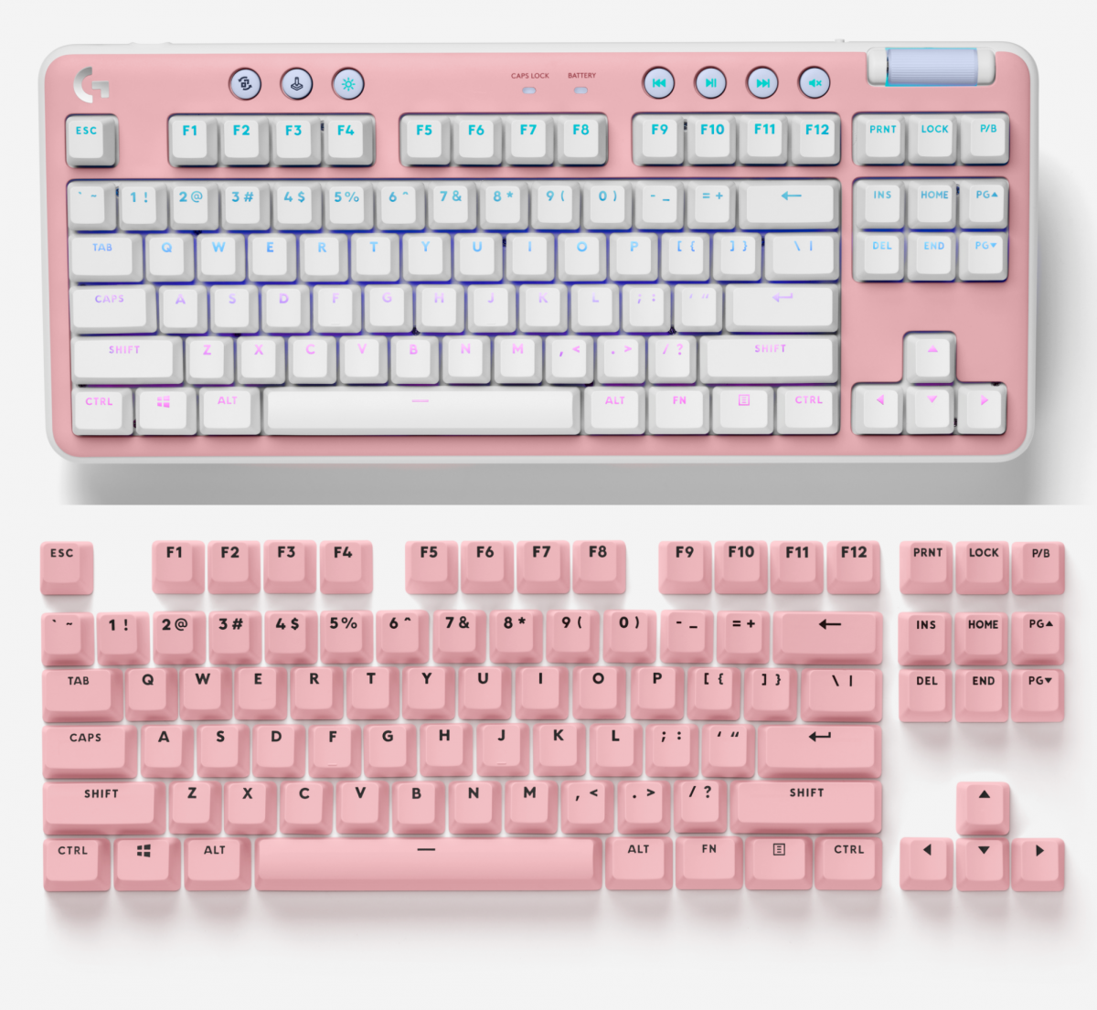 Logitech Has Pink Mechanical Keyboards For Gaming & Daily Use